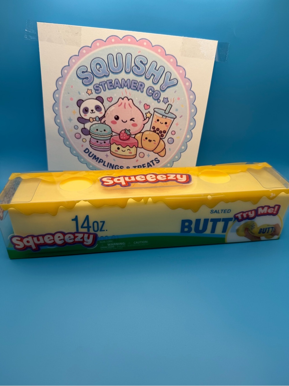Squeeze Yellow Squeezy Salted Butter Sensory Toy by Squeeze